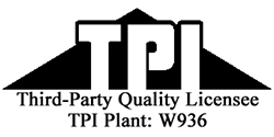 Member of the TPI Quality Control Program Since 2000