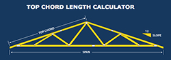 Top Chord Calculator Aroostook Trusses